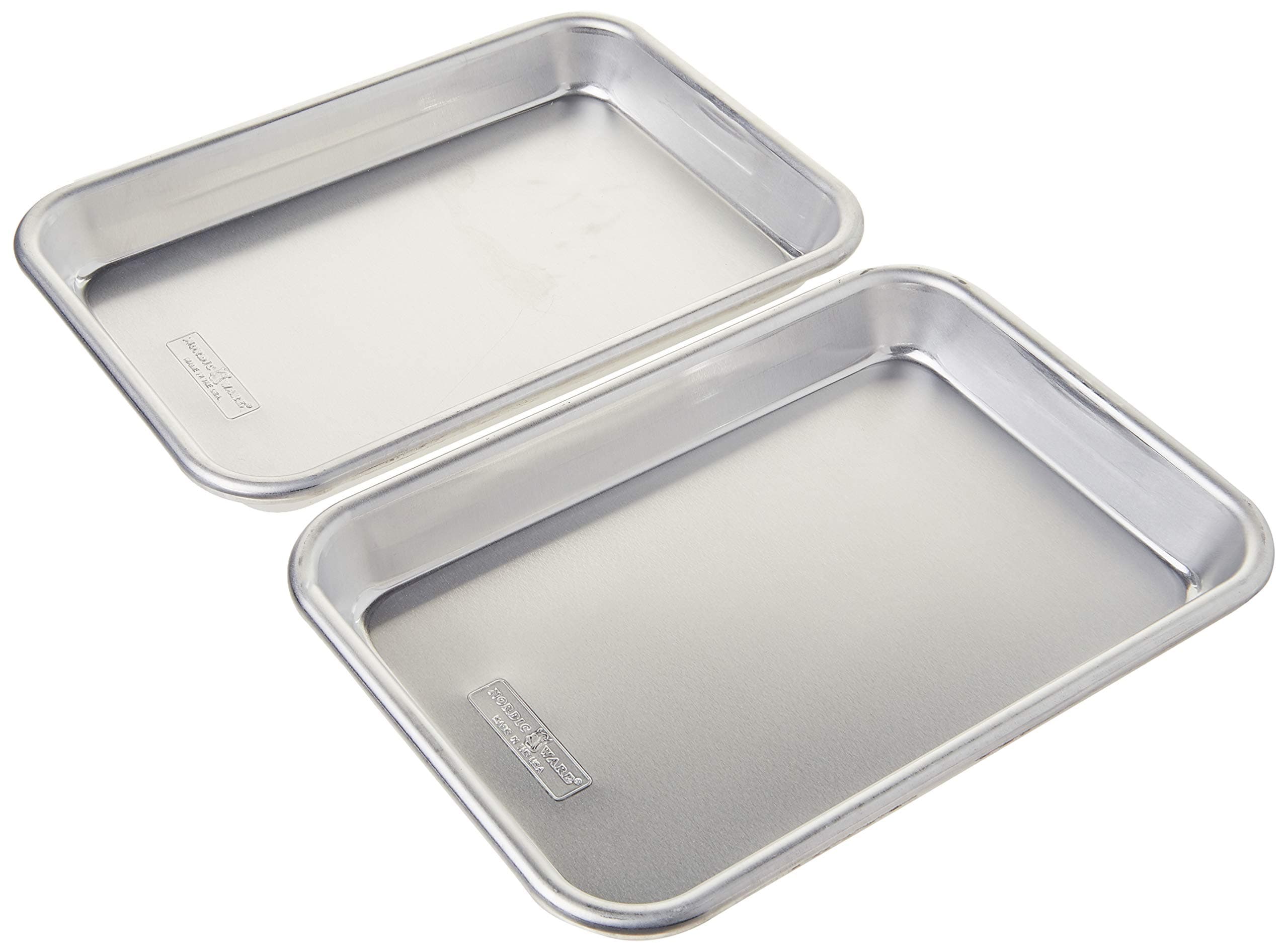 Nordic Ware Eighth Sheet Burger Serving Tray Set, 2 Piece