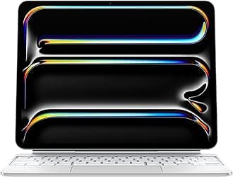 Apple iPad Magic Keyboard Case for iPad Pro 13-inch (M4 and M5), Great Typing Experience, Built-in Trackpad, Function Row, US English - White