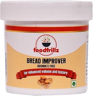 foodfrillz Bread Improver, 50 g | Bromate free | for soft bread and pizza dough