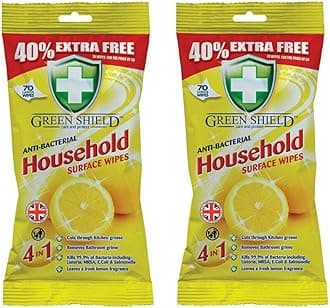Greenshield Household Wipes 50's Pack of 2
