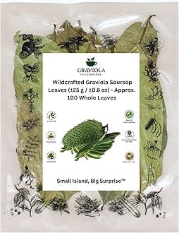 Graviola Tea Company Pure - Whole Soursop Leaves For