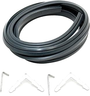 Universal 3 Sided Cooker Oven Rubber Door Seal + Clips.