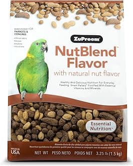 ZuPreem Nut Blend ML Size for Medium and Large Parrott/Parrot/Conure 3.3 lbs (1.5 kg)