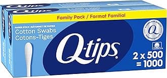 Cotton Swabs For Beauty Care Original Cotton Swab Made With 100% Cotton 500 Count (Pack of 2)