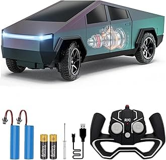 RC Car Toys, All Terrain High Speed RC Truck with Light and Loadspace, 2.4GHz Electric Vehicle Toys for Kids, Birthday Gifts for Kids, Boys and Girls (Regular)