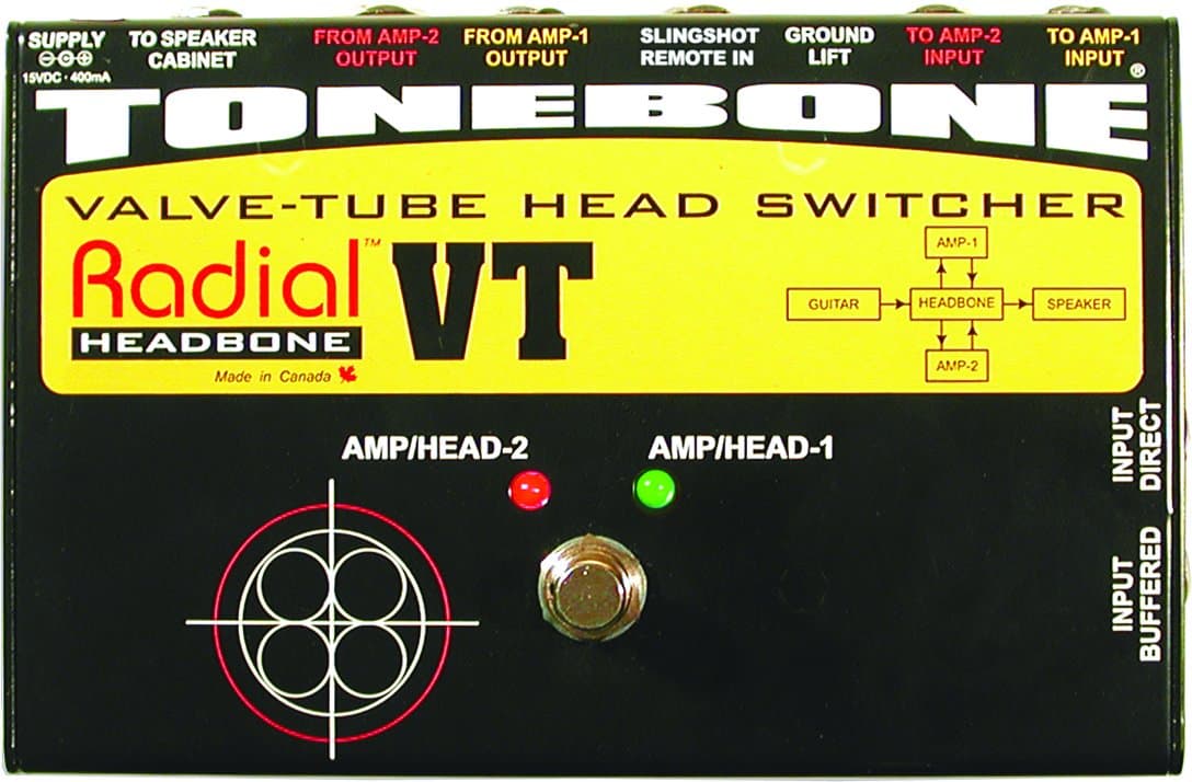 Tonebone Headbone VT Guitar Effects Switcher - Black