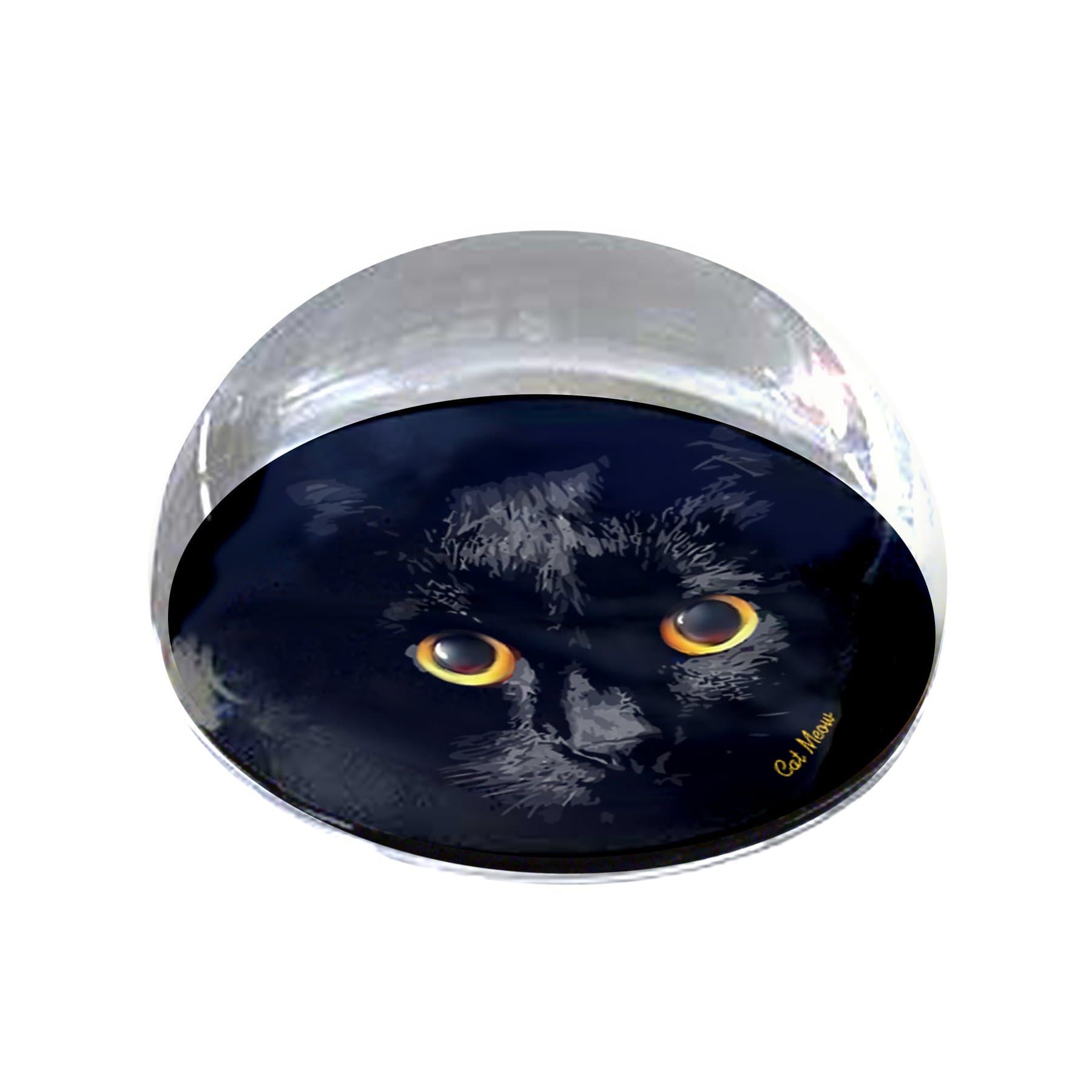 Forever Crystal"Cat Shadow Pet Memorial Magnet