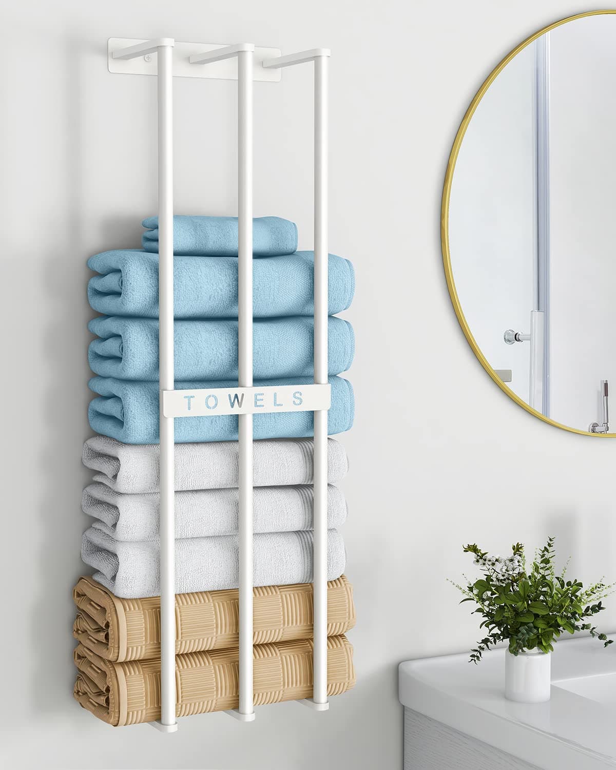 Towel Racks for Bathroom Wall