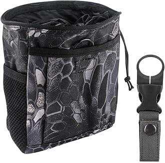 Drawstring Highend Rock Climbing Chalk Bag with a Carabiner Different Pockets for Climbing Bouldering, Gymnastics, Gym Pouch, Cross Fit and Lifting