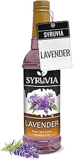 Coffee Syrup, Lavender Flavored Syrup for Drinks, Lattes, and Desserts – 25.4 fl oz