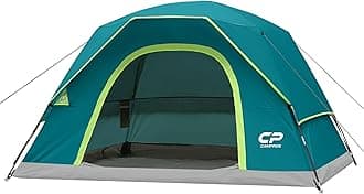 CAMPROS CP Tents for Camping 2/4/6 Person Tent Waterproof Windproof Double Layer Camping Tent, Easy Setup Dome Tent with Large Mesh Windows & Wider Door for Outdoor Camping & Hiking