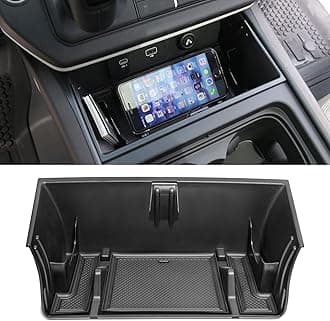 " for Land Rover Defender Accessories 2020-2022 Center Console Organizer Tray for Defender 90 110 130 2021 Interior Storage Box with Glasses Shelf/Phone Stand/Cards Slot (Gear Shift Organizer)