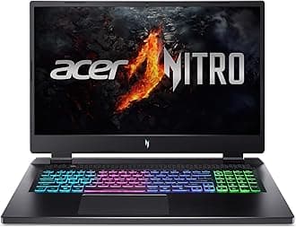 Acer Nitro 17 Gaming Laptop | AMD Ryzen 5 8645HS Hexagonal AI Processor | GPU for NVIDIA GeForce RTX 4050 Notebook | 43.9 cm (17.3 Inch) FHD IPS Display | 16GB DDR5 | SSD