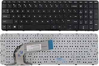 Keyboard Replacement with Frame Compatible with HP Pavilion 17-E 17-E000 17-e100 Serries Laptop Black US Layout