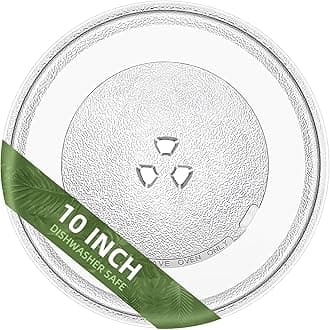 Gemroom 10" Microwave Turntable Compatible with GE WB49X10229 WB49X0688, 10 inch Replacement Microwave Glass Plate for Daewoo 3517203600