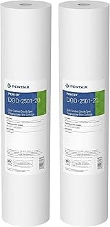 Pentair DGD-2501-20 Big Blue Water Filter, Polypropylene (PP), White