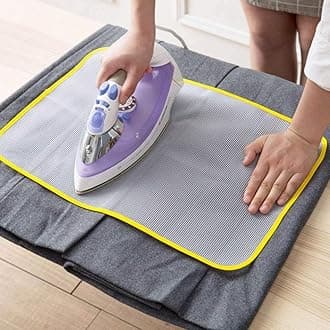 Lukzer 1 PC Ironing Mesh Cloth Guard Protective Press Mesh Mat for Clothes Iron Mesh Sheet 40 cm x 60 cm