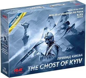 ICM ICM72140 1:72-MiG-29 Ukrainian-The Ghost of Kyiv Scale Model kit