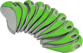 PATIKIL Golf Club Iron Head Covers, Visible Window Waterproof Protection Sleeves for Outdoor Sport