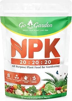 Go Garden NPK 20 20 20 Fertilizers For Plants 400 G | Boost Your Plants' Growth and Production with NPK Fertilizers | Ideal for Home, Garden & Outdoor Plant Care - 400 G