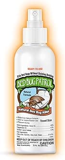 Bed Bug Travel Spray – 3oz | Fast-Acting TSA Approved - Non-Toxic Hotel Treatment - Kills Bedbugs, Eggs & Larvae | Natural, Family & Pet Safe by Bed Bug Patrol