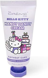 Korean Cute Scented Pocket Portable Soothing Advanced Must-Have on-the-go - The Crème Shop x Sanrio Hello Kitty Handy Dandy Cream(Birthday Cake)