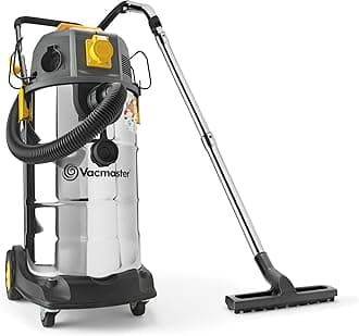 110V M Class Dust Extractor, 38L Industrial Wet & Dry Vacuum Cleaner with Push Clean Filter and Power Take Off