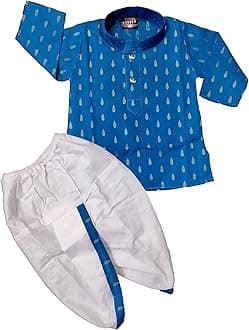 Dhoti Kurta Set for Kids | Pure Cotton Kurta Pyjama Set for Boys