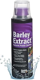 CrystalClear Barley Extract Water Garden & Fountain Clarifier, Natural Liquid...