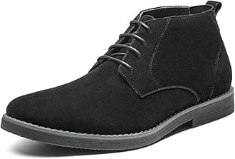 Bruno Marc Men's Chukka Suede Leather Ankle Boots, Lace Up Desert Oxford Business, Fashion, Casual and Comfort Shoes