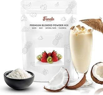 Fanale Premium Coconut Bubble Tea Flavoring Powder | Perfect for Baking, Smoothies, Desserts and Drinks | Instant Flavoring Powder for Boba Milk Tea - 2.2 Pounds (Pack of 1)