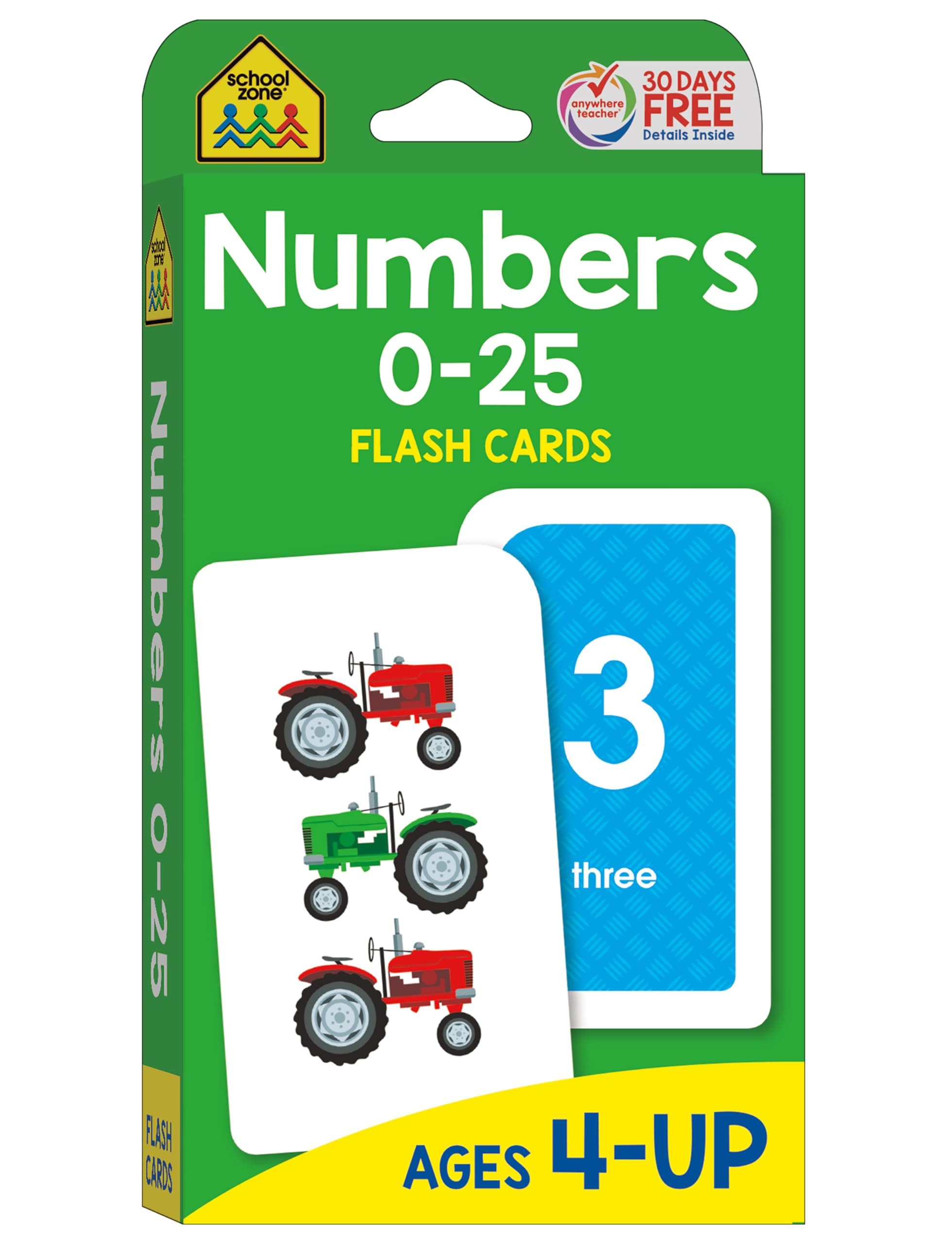 Numbers 0-25: Ages 4-6