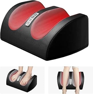 Shiatsu Foot Massager with Heat, FSA Eligible HSA Foot Massager for Foot Massage and Calf Massage, Foot and Calf Massager with Roller, Gifts for Mom & Dad, Valentines Day Gifts