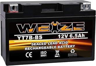YT7B-BS Battery High Performance - Maintenance Free - Sealed AGM Motorcycle Battery YT7B BS For Yamaha ATV