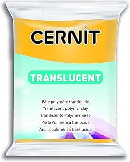Cernit 56 g Trans Clay, Amber
