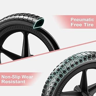 SEREED 12 Inch Toddler Balance Bike, No Pedal Bicycle for Kids 24 Months to 5 Years Old, Customize Plate (3 Sets of Stickers Included), Tool-Free Adjustments, Gift for Boys Girls 2-5