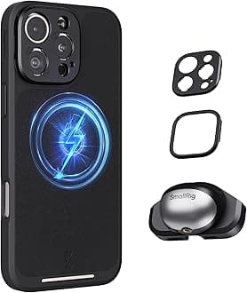 FilMov Lightweight Photography Case Kit for iPhone 16 Pro Max, Phone Video Case with Capture Grip/T-mount Lens Backplate, Support for MagSafe, Compatible with Phone Lenses and Filters - 4987
