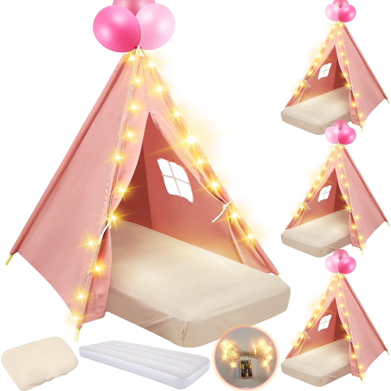 Pink Teepee Tent