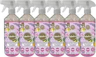 Fabulosa Antibacterial Disinfectant Spray, All Purpose Multi Surface Cleaner, 500ml, 6 pack, Lemon Lavender