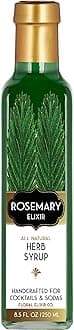 Floral Elixir Co. - All Natural HERB Syrup for Cocktails & Sodas, 8.5 oz (Rosemary)