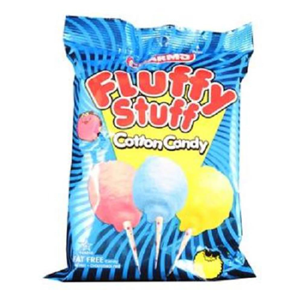 Fluffy Stuff Cotton Candy - Bag, 1 Count (SUGAR CANDY - KING SIZE)