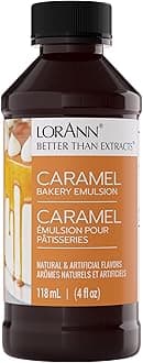 Caramel Bakery Emulsion: Rich Caramel, Perfect for Boosting Sweet Caramel Notes in Cakes, Cookies & Desserts, Gluten-Free, Keto-Friendly, Caramel Extract Substitute Essential
