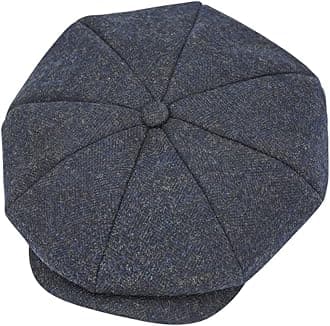 jerague Wool Newsboy Cap for Men Women - Classic Vintage Gatsby Lvy Cabbie Hat Flat Beret Cap Adjustable Size