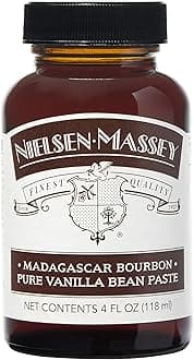 Nielsen-Massey Madagascar Bourbon Pure Vanilla Bean Paste for Baking and Cooking, 4 Ounce Bottle