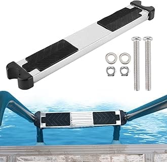 Inground Pool Steps | 304 Stainless Steel Swimming Pool Replacement Ladder Rung Steps Anti Slip Accessories Pool Ladder Parts 1/3
