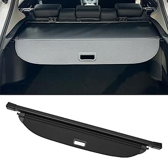 Motoforti Car Trunk Retractable Cargo Cover for Kia Sorento 2016-2020 Rear Trunk Parcel Shelf Luggage Security Shield Shade, Canvas, Gloss Black