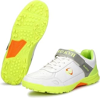 PRO KVH Lightweight Cricket Shoes: Comfort, Grip, and Durability Spikes for Batting, Bowling & Fielding