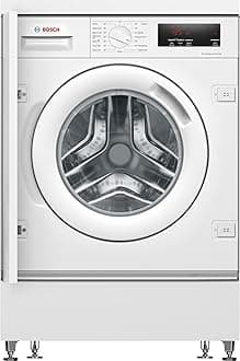 Home & Kitchen Appliances Serie 6 WIW28302GB Built in Washing Machine with 8kg Capacity, SpeedPerfect, ActiveWater Plus, AllergyPlus, EcoSilence Drive, 1400rpm, White