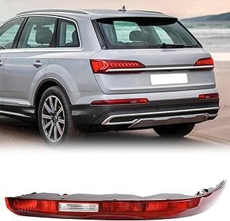 KAKSEY Rear Bumper Reflector Tail Light Fog Lamp Compatible with Audi Q7 2016 2017 2018 2019 2020 2021 2022 Replace 4M0945095A (Left Driver Side)