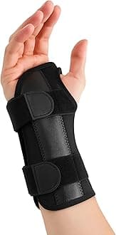 Carpal Tunnel Wrist Brace Night Support | Arm Brace Wrist Guard | Wrist Splint & Hand Brace | Carpal Tunnel Syndrome & Wrist Tendonitis Pain Relief Forearm Compression | Men Women (Right Wrist Brace)